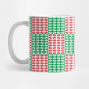 Geometric Xmas Pattern Mug